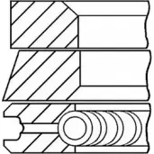 Поршневые кольца, комплект