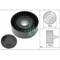 Обводной ролик приводного ремня WILMINK GROUP 1OCQ9 UM KMGW 4126926 WG1253049