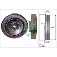 Шкив коленвала WILMINK GROUP B6PLOPC R HQS6 WG1254402 4128259