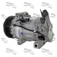 Компрессор кондиционера SIDAT GK YYRYC 12157 Renault Clio (BH) 4 Хэтчбек 1.2 16V 73 л.с. 2012 – 2024