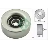Обводной ролик приводного ремня WILMINK GROUP WG1710135 4245387 9Z506 U2HA P