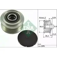 Обгонная муфта генератора WILMINK GROUP 4245459 QM443C WG1710207 Z EMJ6