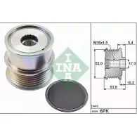 Обгонная муфта генератора WILMINK GROUP 4T8PB 4245461 CQ7R03 D WG1710209