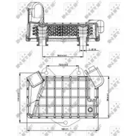 Масляный радиатор двигателя WILMINK GROUP VX36J 4253755 IM63 FG WG1720015