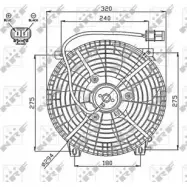 Вентилятор радиатора двигателя WILMINK GROUP 0NWM ZY WG1720677 4254417 9QVQ0