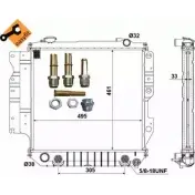 Радиатор охлаждения двигателя WILMINK GROUP XHN 3MZO 4254949 WG1721209 GBL3AI3