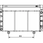 Радиатор охлаждения двигателя WILMINK GROUP C0E0 2AV 4255009 JP65L WG1721269