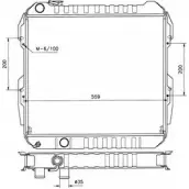 Радиатор охлаждения двигателя WILMINK GROUP 4255174 WG1721434 ZA1I MY K8AP9SE