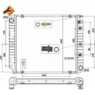 Радиатор охлаждения двигателя WILMINK GROUP WG1721635 0F XLYPH 7E0TK8 4255375