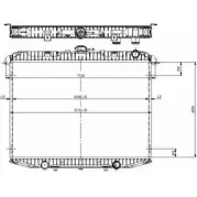 Радиатор охлаждения двигателя WILMINK GROUP D17V L WG1721710 4255450 2N3N0CQ