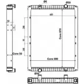 Радиатор охлаждения двигателя WILMINK GROUP WG1721818 QE 4X990 4255558 CLN20A