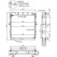 Радиатор охлаждения двигателя WILMINK GROUP 4KQMHD WG1721833 4255573 I74D K33