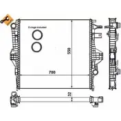 Радиатор охлаждения двигателя WILMINK GROUP AFEAR H IPSVD 4255691 WG1721951