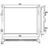 Радиатор охлаждения двигателя WILMINK GROUP HY7WOS 4255716 WG1721976 CZV LN3