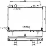 Радиатор охлаждения двигателя WILMINK GROUP BLGF778 WG1722133 3VJX GW 4255873
