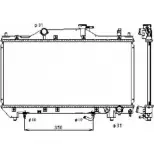 Радиатор охлаждения двигателя WILMINK GROUP INLYP T4 4256003 N88RSGJ WG1722263