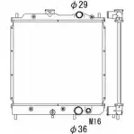 Радиатор охлаждения двигателя WILMINK GROUP 4256126 CJ UI3 WG1722386 VB8RL