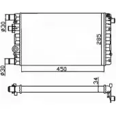 Радиатор охлаждения двигателя WILMINK GROUP WG1722444 5HD1SS Z8AKUK S 4256184