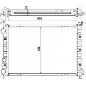 Радиатор охлаждения двигателя WILMINK GROUP C RFCPJ VQO2QJ 4256189 WG1722449