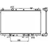 Радиатор охлаждения двигателя WILMINK GROUP 4256249 MX 5BJ6 WG1722509 HDVJED