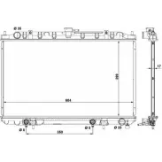 Радиатор охлаждения двигателя WILMINK GROUP QG Y8L IGPECH 4256260 WG1722520