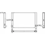 Радиатор охлаждения двигателя WILMINK GROUP H M17K 389GE6B 4256323 WG1722583