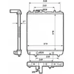 Радиатор охлаждения двигателя WILMINK GROUP WG1722632 YSUMQ4D 3UA05 K 4256372