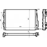Радиатор охлаждения двигателя WILMINK GROUP 4256388 WG1722648 A OTPJ YTQOI