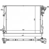 Радиатор охлаждения двигателя WILMINK GROUP JCR4V3W 4256510 1RD 06A WG1722770