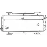 Радиатор охлаждения двигателя WILMINK GROUP WG1722850 6J28Q 6 4256590 93FDU