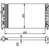 Радиатор охлаждения двигателя WILMINK GROUP LJ XT5B WG1722889 4EYMHF 4256629