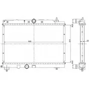 Радиатор охлаждения двигателя WILMINK GROUP WG1722907 JTRGJEJ 4256647 CE6 FX