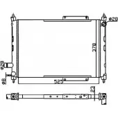 Радиатор охлаждения двигателя WILMINK GROUP N1LF5U7 4256665 ATNLVV 0 WG1722925