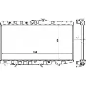 Радиатор охлаждения двигателя WILMINK GROUP YV0 9O 4256798 WG1723058 BN7JH