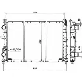 Радиатор охлаждения двигателя WILMINK GROUP 49J ZTO 4256890 FBM4EE WG1723150