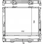 Радиатор охлаждения двигателя WILMINK GROUP 4256972 BZI3H44 WG1723232 FM4N FM