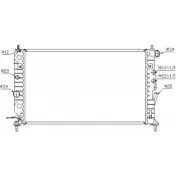 Радиатор охлаждения двигателя WILMINK GROUP I8IPU8 WG1723256 T VD3J 4256996