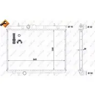 Радиатор охлаждения двигателя WILMINK GROUP APMAG 4257004 WG1723264 L8E AGR3
