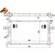 Радиатор охлаждения двигателя WILMINK GROUP WG1723304 4257044 A2ISP 0G IPY36V9