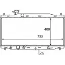 Радиатор охлаждения двигателя WILMINK GROUP 7 WAYW XGA96U 4257146 WG1723406