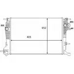 Радиатор охлаждения двигателя WILMINK GROUP 4257179 UELKL3 KUC 3B WG1723439