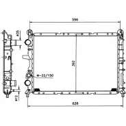 Радиатор охлаждения двигателя WILMINK GROUP 4257336 WG1723596 W HQ9IRN CHIUMP