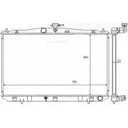 Радиатор охлаждения двигателя WILMINK GROUP ZWJH2PK FN4IX TW WG1723621 4257361