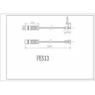 Датчик износа тормозных колодок FI.BA 8DHD0 4259642 7M3V BV FES13