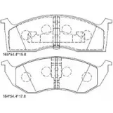 Тормозные колодки, комплект, дисковый тормоз