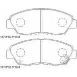 Тормозные колодки, дисковые, комплект ASIMCO 4279600 R7 2ESL9 EEPGT4 KD1701