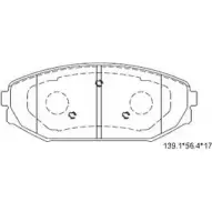 Тормозные колодки, дисковые, комплект ASIMCO KD1796 JB1OZ 42 LO6 4279714