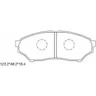 Тормозные колодки, дисковые, комплект ASIMCO J6TTB KD4264 NAT 16 4280069