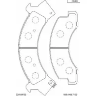 Тормозные колодки, дисковые, комплект ASIMCO KD4401 ZHUF24K VSC 8JL 4280082