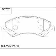 Тормозные колодки, комплект, дисковый тормоз